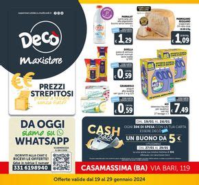 Volantino Decò a Casamassima: offerte e prezzi dal 24/09.